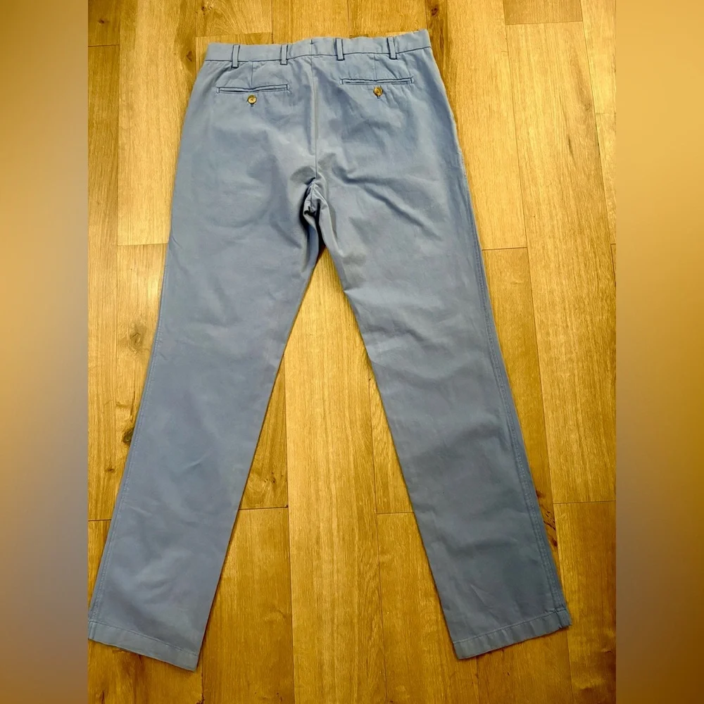 Men’s J. McLaughlin Blue Chino Pants - Size 34 - Picture 2 of 7